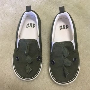 Toddler boy slip on dinosaur loafers